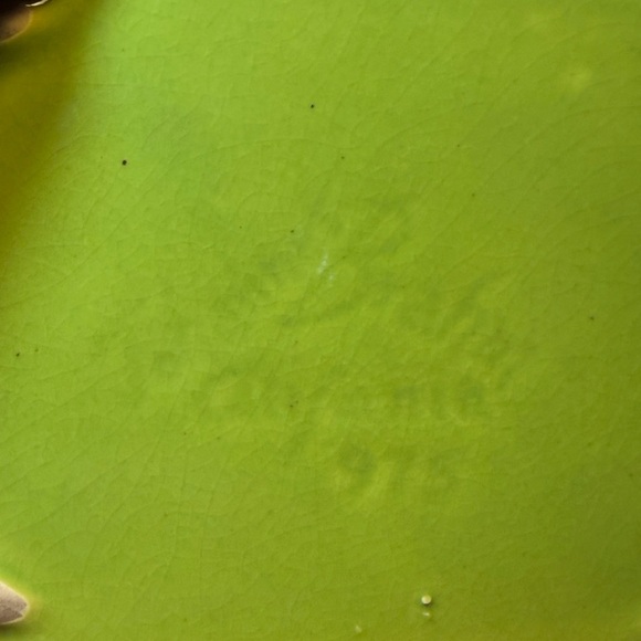 Vintage Brahman pottery California 1940-70's ceramic cigarette box, large rose - Picture 5 of 5